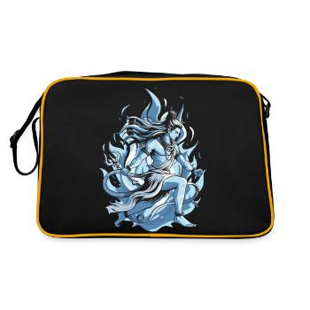 La grâce de Shankar Mahadev - Sac Retro - noir/or - Dos