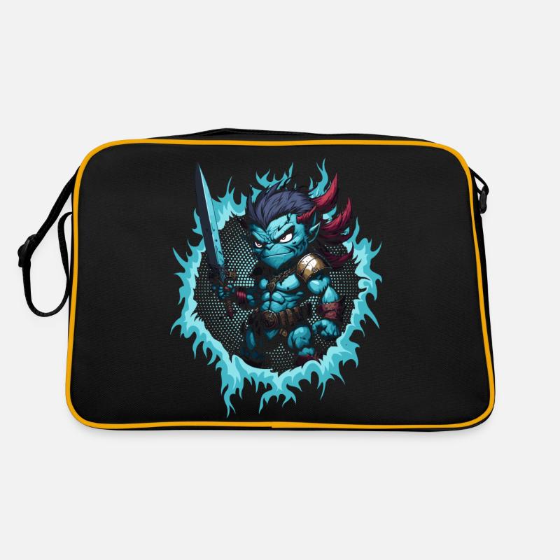 Der Monsterkrieger Retro Tasche