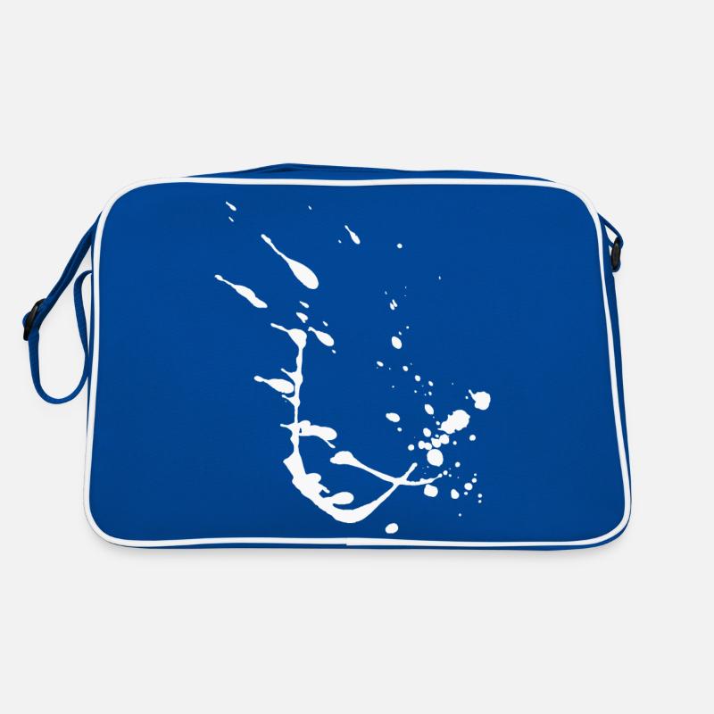 Farbspritzer - Spritzer / Fleck - Abstrakt Retro Tasche
