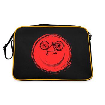 Bicycle Face - Retro Bag - black/gold - Back