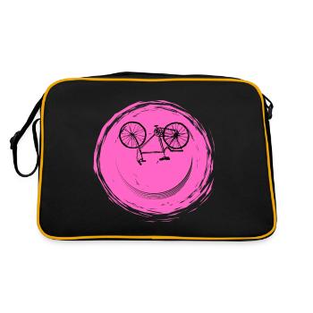 Bicycle Face - Retro Bag - black/gold - Back