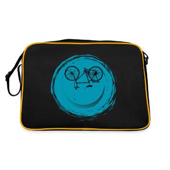 Bicycle Face - Retro Bag - black/gold - Back