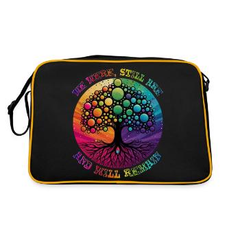 WE WERE, STILL ARE, AND WILL REMAIN, LGBTQIA+ - Retro Bag - black/gold - Back