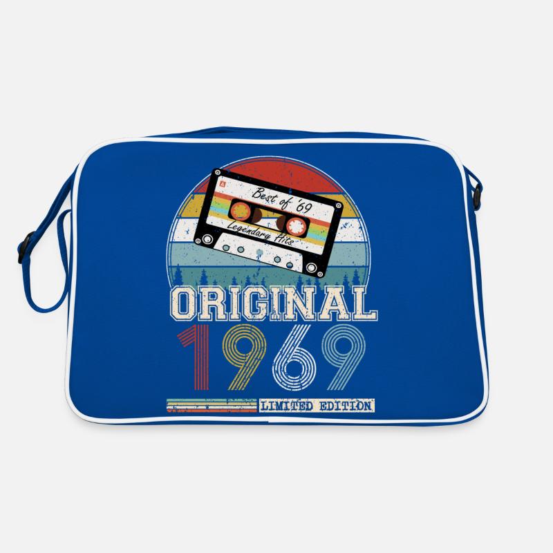 Vintage 1969 55th Anniversary Gift Retro Bag