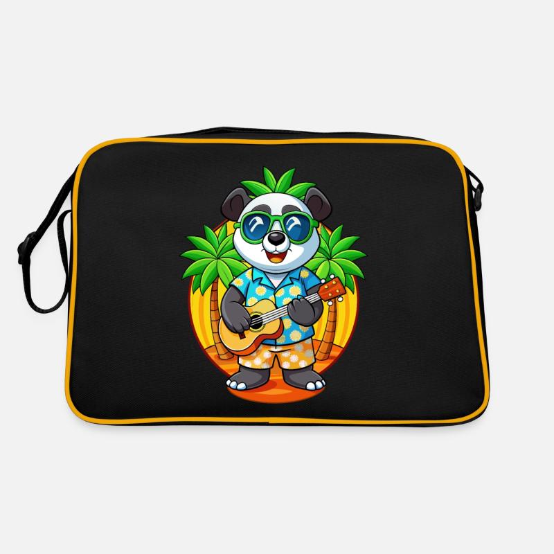 Funny Panda Summer Beach Sunglasses Hawaiian Retro Bag