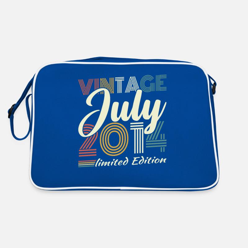 Juli 2014 Vintage Retro Geburtstagsgeschenk Retro Tasche