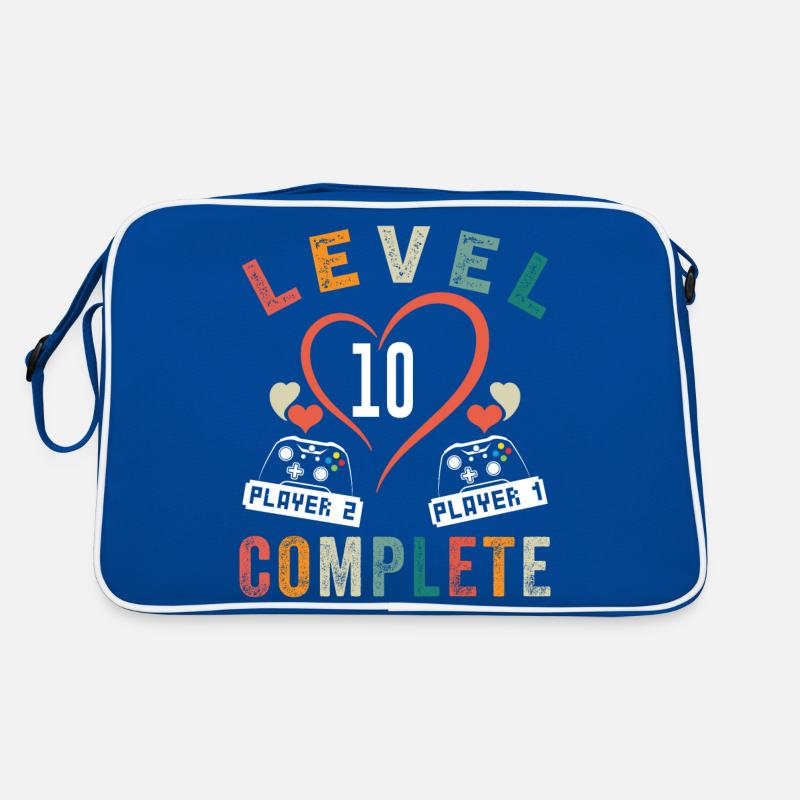 Level 10 Complete 10th Anniversary 10 Years Wedding Retro Bag