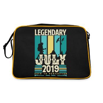 cadeau Anniversaire Juillet 2019, Vintage juillet. - Sac Retro - noir/or - Dos