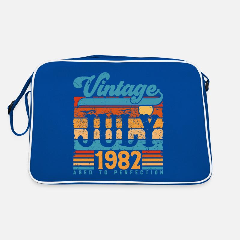 Juli 1982, Juli 1982 Geburtstagsgeschenk. Retro Tasche