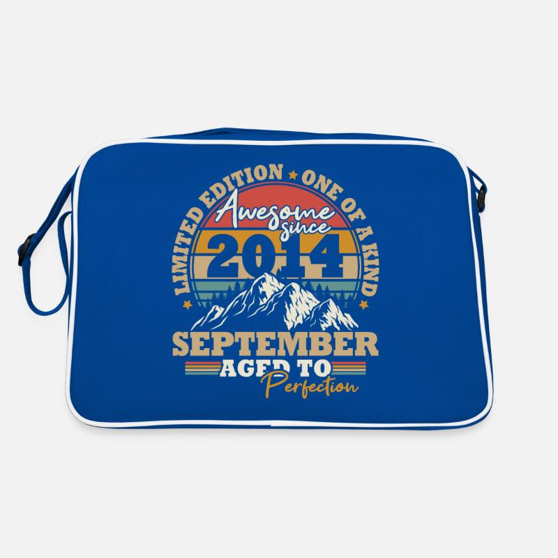 September 2014 Vintage Retro Birthday Gift Retro Bag