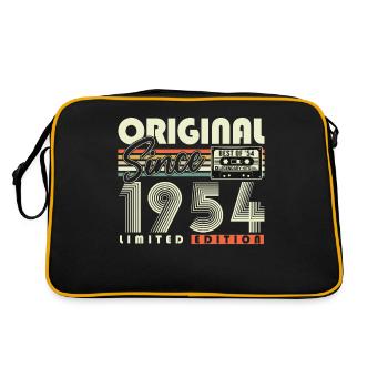 Original Since 1954 Vintage Birthday Gift - Retro Bag - black/gold - Back