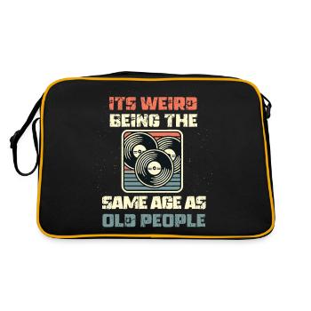 Vintage | Classic | Classic | Old - Retro Bag - black/gold - Back