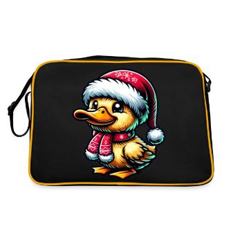 Noël Canard Sucré - Sac Retro - noir/or - Dos