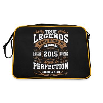 Legends Born 2015 - Retro Bag - black/gold - Back