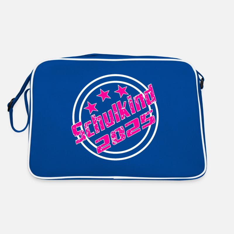 Schulkind 2025 Schulanfang Grundschule Kind Retro Tasche