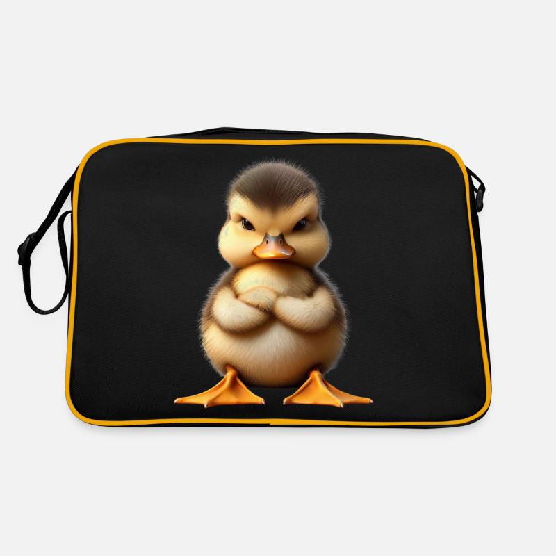 Küken grimmig 2 Retro Tasche