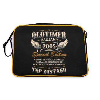 Vintage Vintage 2005 Cadeau d’anniversaire - Sac Retro - noir/or - Dos
