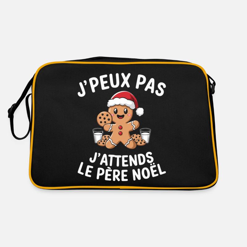 J'peux pas j'attends le Père Noël Sac Retro