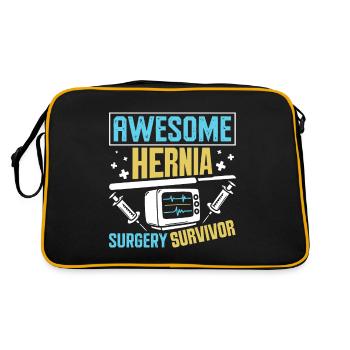 Chirurgie des hernies - Sac Retro - noir/or - Dos
