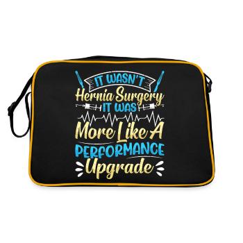 Chirurgie des hernies - Sac Retro - noir/or - Dos