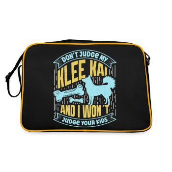 Alaskan Clover Kai - Retro Bag - black/gold - Back