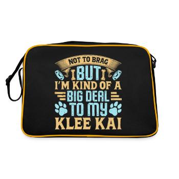 Alaskan Clover Kai - Retro Bag - black/gold - Back