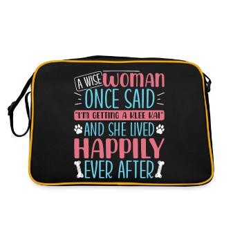 Alaskan Clover Kai - Retro Bag - black/gold - Back