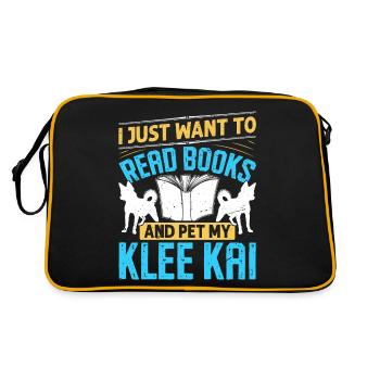 Alaskan Clover Kai - Retro Bag - black/gold - Back