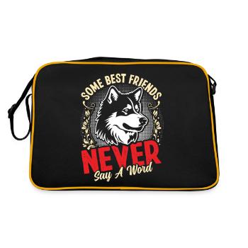 Alaskan Clover Kai - Retro Bag - black/gold - Back