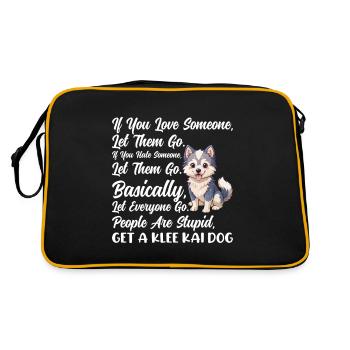 Alaskan Clover Kai - Retro Bag - black/gold - Back
