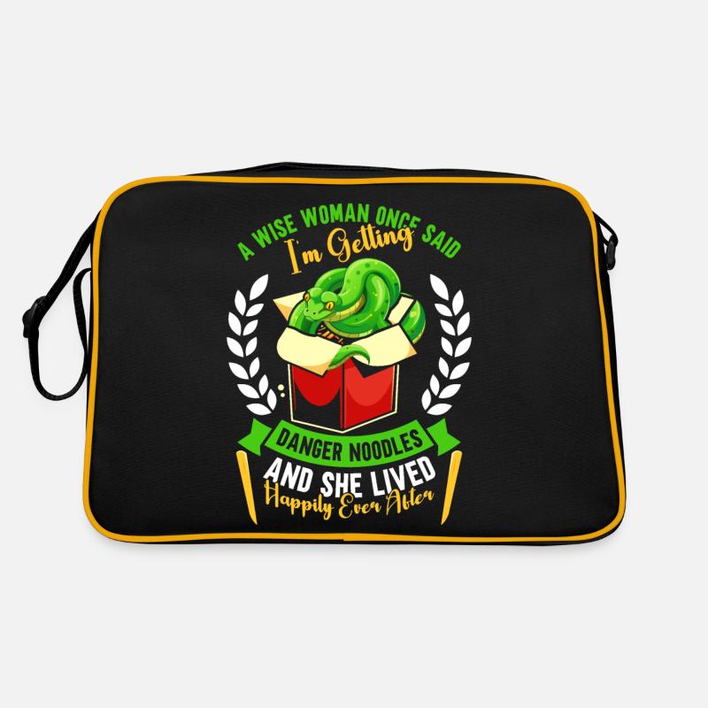 Green Tree Python Retro Bag
