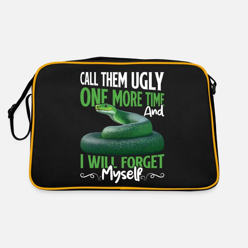 Green Tree Python Retro Bag