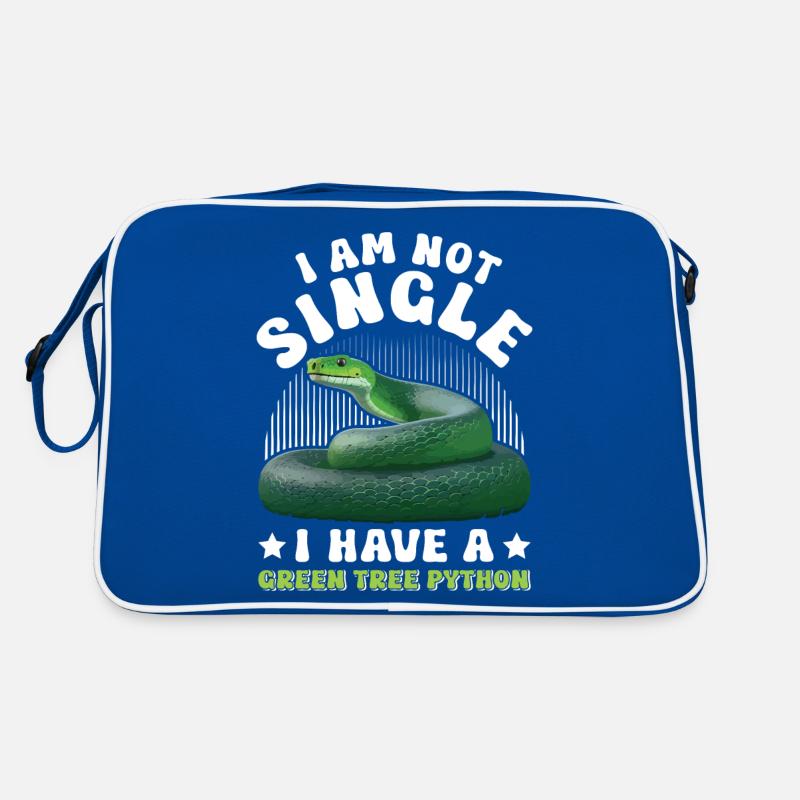 Green Tree Python Retro Bag
