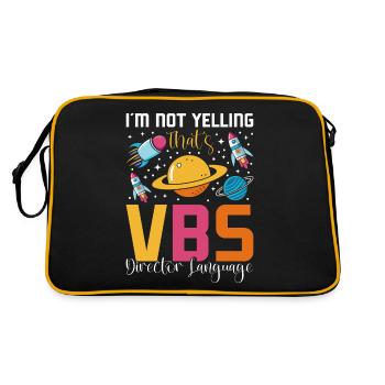 Vacation Bible School, VBS - Retro Bag - black/gold - Back