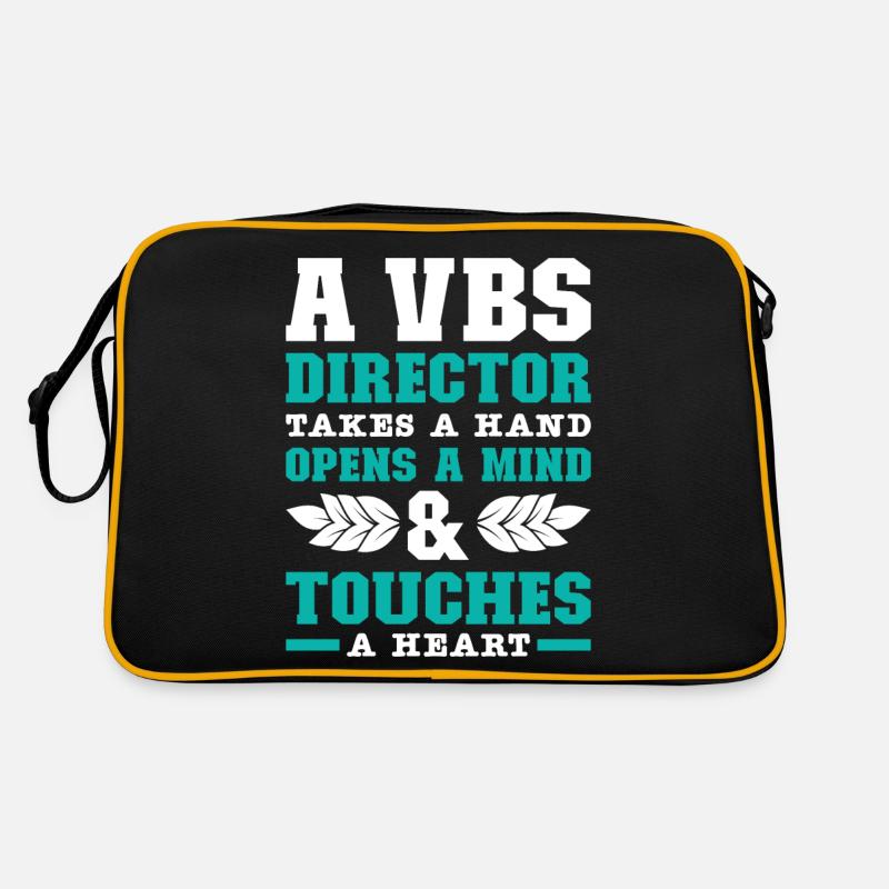 Vacation Bible School, VBS - Retro Tasche - Schwarz/Gold
