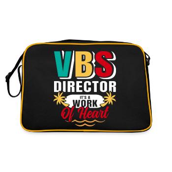 Vacation Bible School, VBS - Retro Bag - black/gold - Back