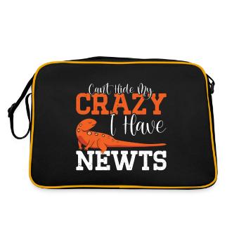 Newt - Retro Bag - black/gold - Back