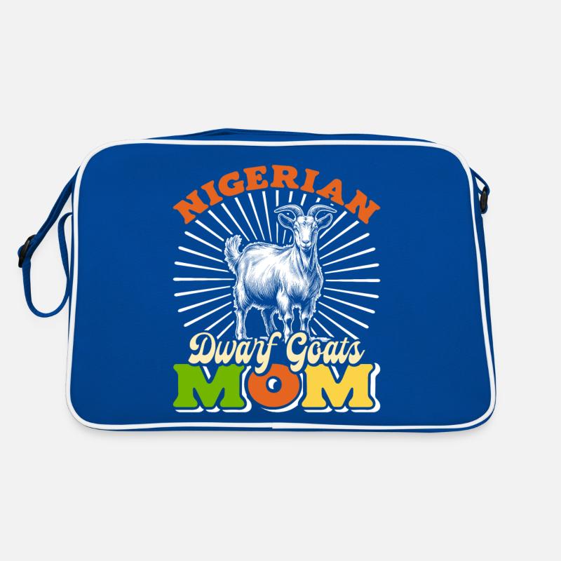 Goat lovers, Nigerian pygmy goats Retro Bag