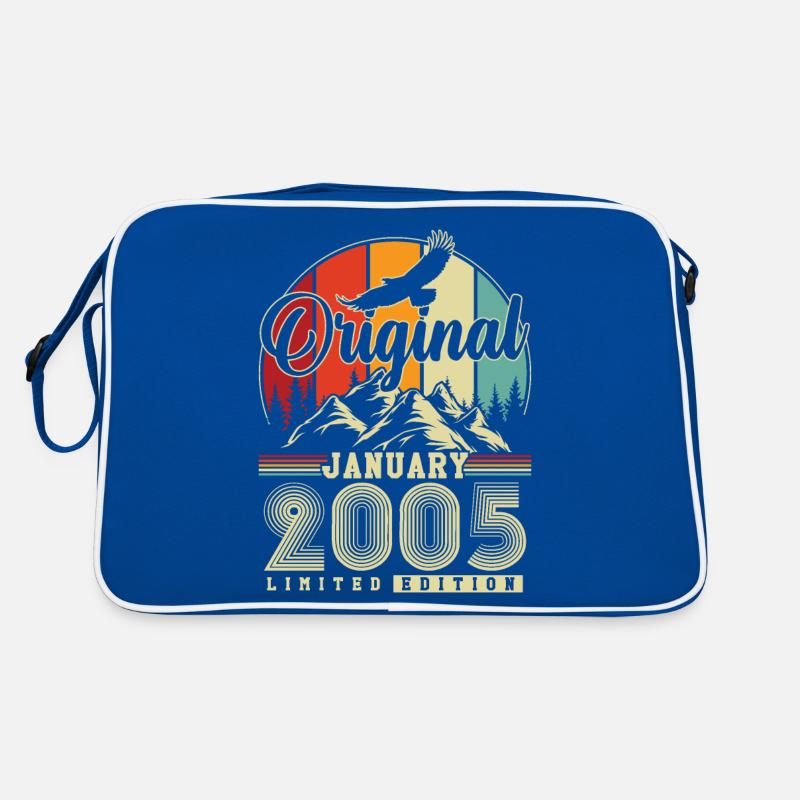 Original Janvier 2005 Vintage Anniversaire Sac Retro