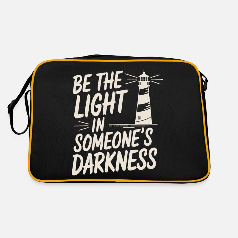 Dicton de motivation phare - Pensée positive Sac Retro