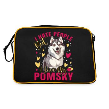 Chien disant chien chien - Sac Retro - noir/or - Dos