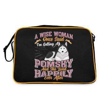 Chien disant chien chien - Sac Retro - noir/or - Dos