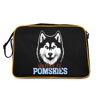Chien disant chien chien - Sac Retro - noir/or - Dos