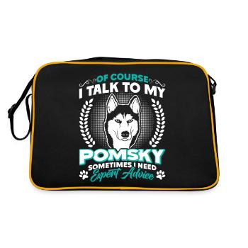 Chien disant chien chien - Sac Retro - noir/or - Dos