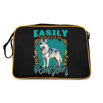 Chien disant chien chien - Sac Retro - noir/or - Dos