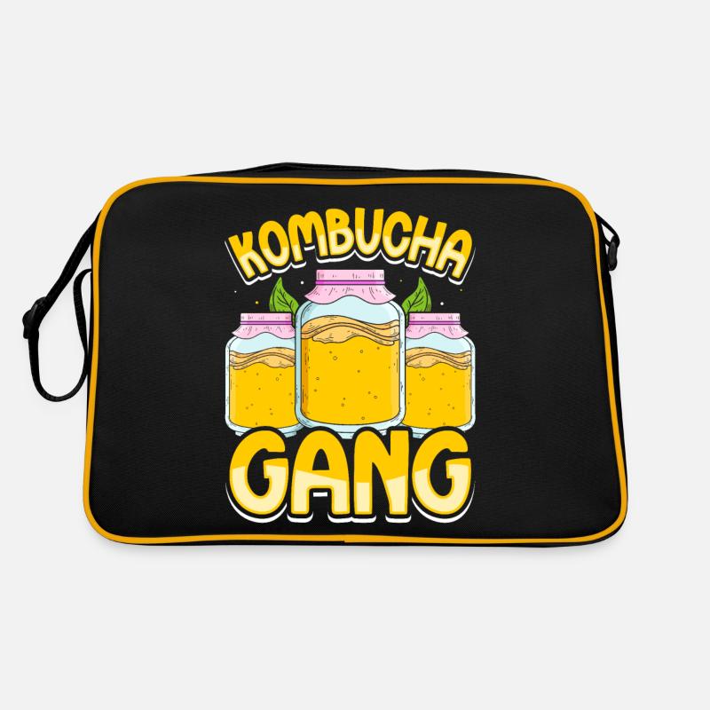 Kombucha Scoby fermented drinks Retro Tasche
