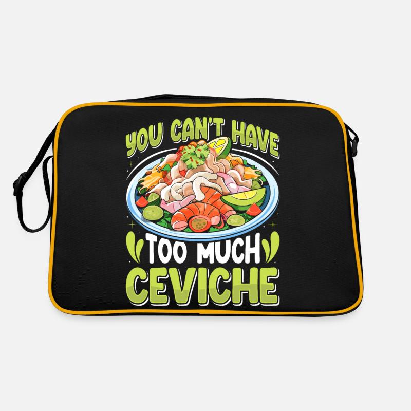 Ceviche péruvien de fruits de mer Sac Retro