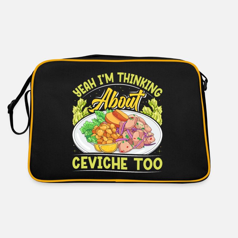 Ceviche péruvien de fruits de mer Sac Retro