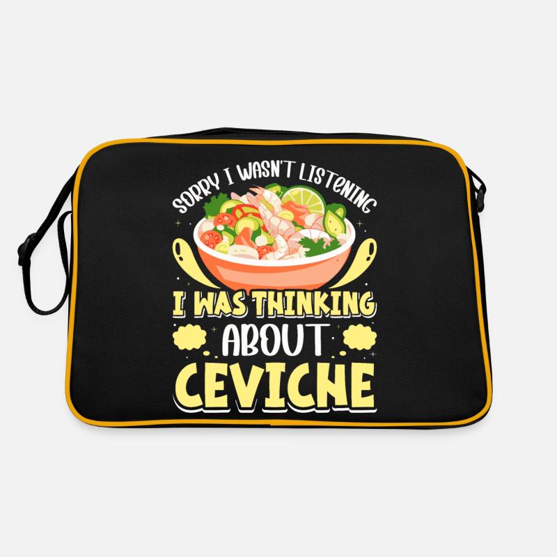 Ceviche péruvien de fruits de mer Sac Retro