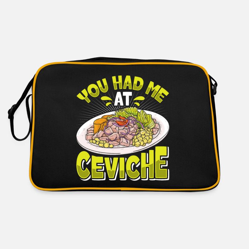 Ceviche péruvien de fruits de mer Sac Retro